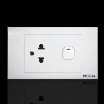 1 Gang-Hexe und 3-Pin-Sockel