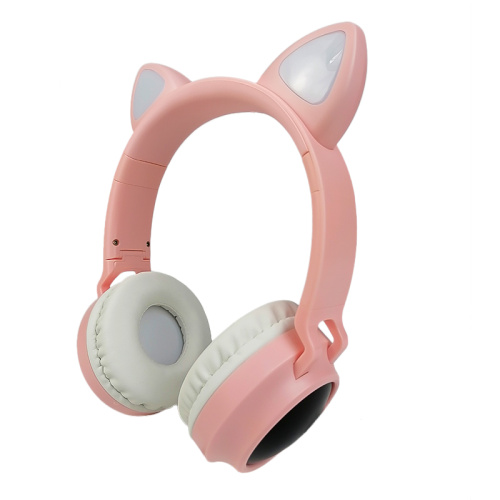 cat ear LED-glödande bluetooth-headset