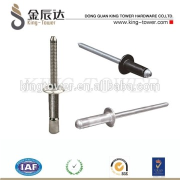 large flange head aluminum blind rivets factory