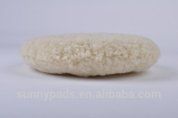 8" Double Side Wool buffing Pad with 5/8" thread bolt
