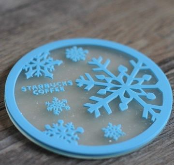 Custom Colored Tea Cup Coaster Non-toxic For Coffee Drinking