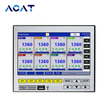 7-in-1 Universal Input Data Logger: Temperature, Thermocouple, NTC, RS485, Ethernet, Water Pressure, Paperless Recorder
