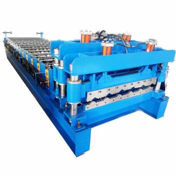 Automatic glazed roof tile steel roll forming machine