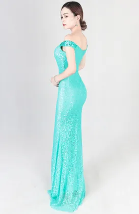 Book the trade lace, long drag, sexy nightclub, dress, foreign trade evening dress