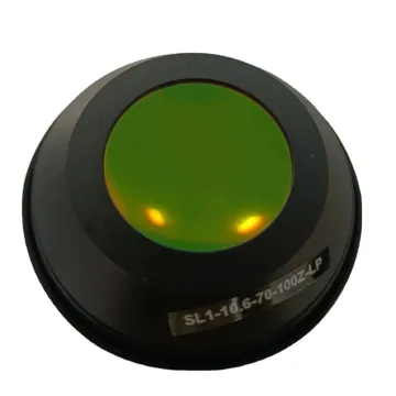 Affordable F-Theta Scan Lens Made of Optical Glass with 10.6um Resolution