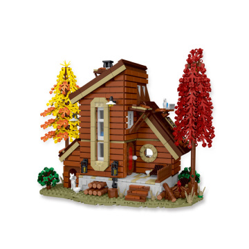 77073 Lighting Forest Cabin - 1668PCS High Quality Building Blocks Toy Set for Kids and MOC Model Creations