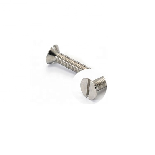 Stainless/Steel slotted countersunk head screws