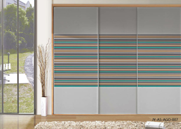 Melamine MDF Series Sliding Door (JY-A5-AGO-007)