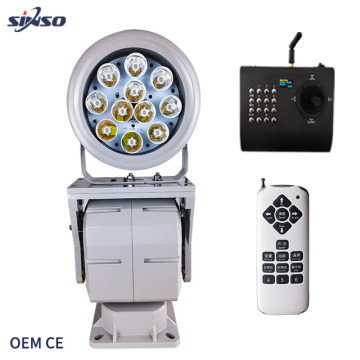 Kecerahan 100w-500W Papan Kekunci Tanpa Wayar/Jauh LED Marin Carian