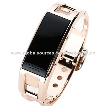 Bluetooth 3.0 OLED Smart Healthy Bracelet/Sports Watch, Supports iOS and Android