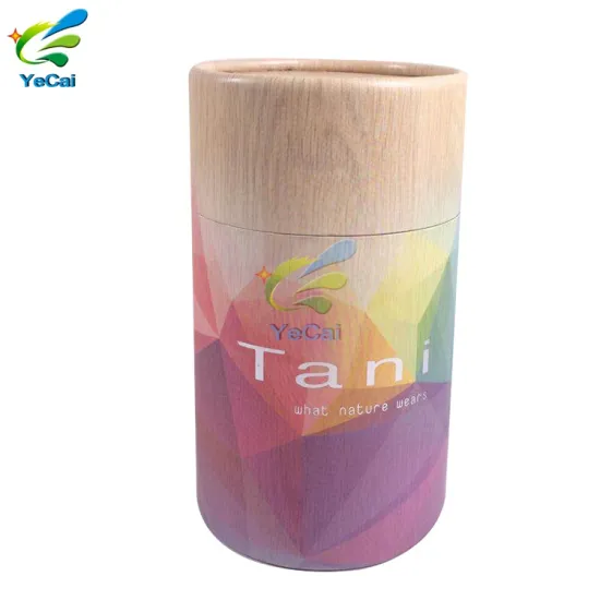 Chinese custom waterproof round watch deodorant paper tube box for nut packaging