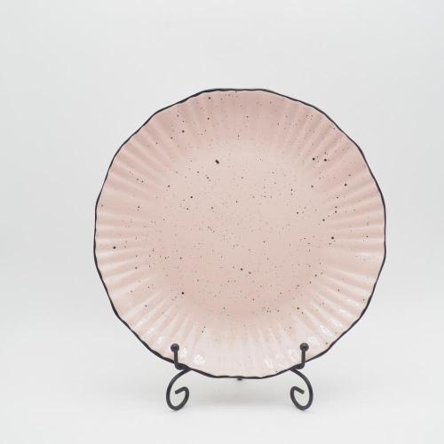 Conjunto de mesa de mesa de porcelana rosa