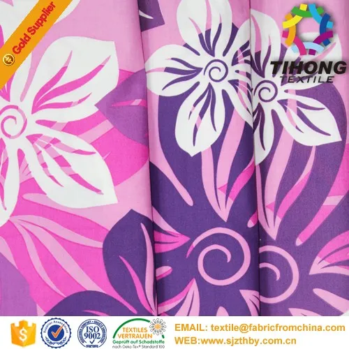 canton fair cotton floral printed fabric