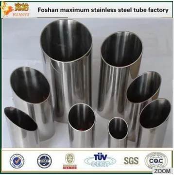 Stainless steel tube manufacturing 409l inox steel pipes