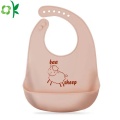 Easily Clean Silicone Soft Comfortable Feeding Bib