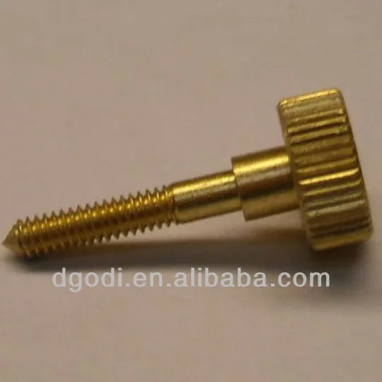 brass m8 knurled thumb screw
