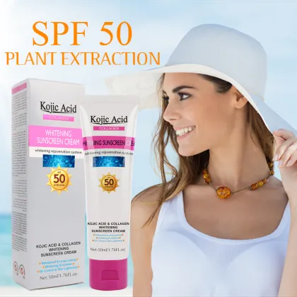 Organic Face Sunscreen with Kojic Acid Whitening Sunblock