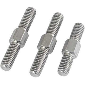 Baut berkepala dua stainless, baut gigi penuh galvanis untuk ekstruder dengan tong sekrup kembar yang membalikkan diri sendiri