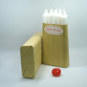 White sticks household paraffin wax candle