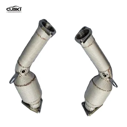 Stainless Steel Downpipe with Catalyst for Infiniti G37 - Boost Momentum and Sound