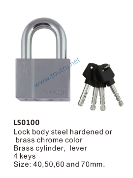 Square shape disc mechanism iron padlock