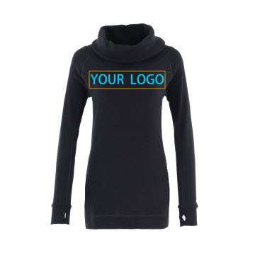 Custom Logo Women's 100% Merino Wool Turtleneck Sweater Tops