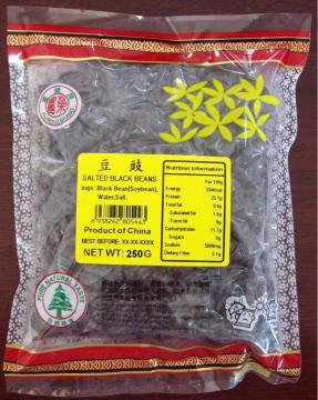 250G Salted black bean vacuum package