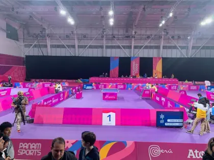 Professional USA sports flooring for ping pong