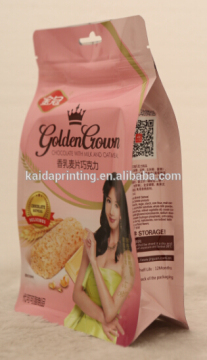 quad pouch printed for rabbit food packaging