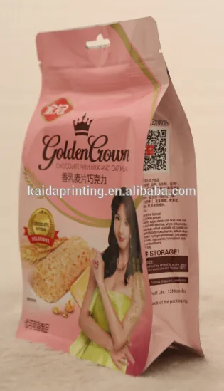 quad pouch printed for rabbit food packaging