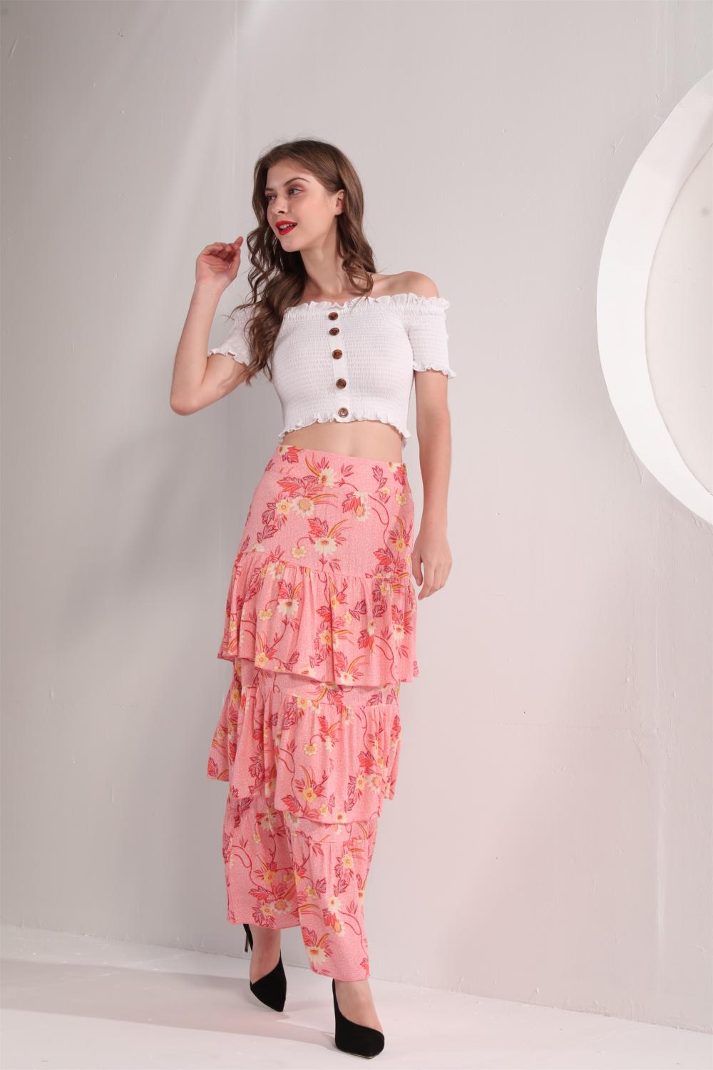 Saia Longa Maxi Feminina de Verão