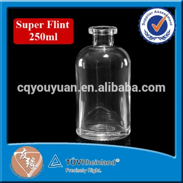 Custom made round reed diffuser 250 ml glass bottle cork