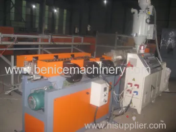 New Plastic Single Wall Corrugated Pipe Extrusion Line 