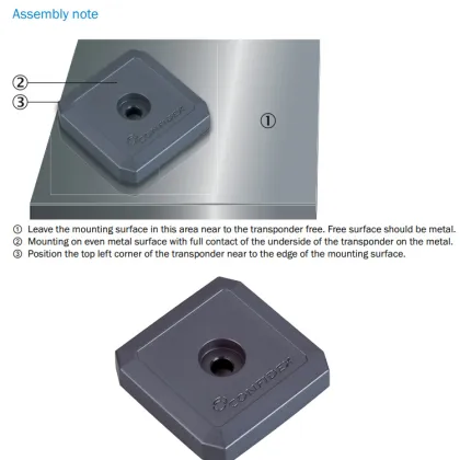 SICK UHF Transponder Square On-metal Global 6052186 RFID Tag