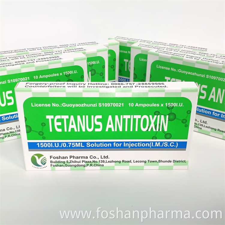 Ats Injecton Suppliers for Pharma Tetanus antitoxoid injection for human