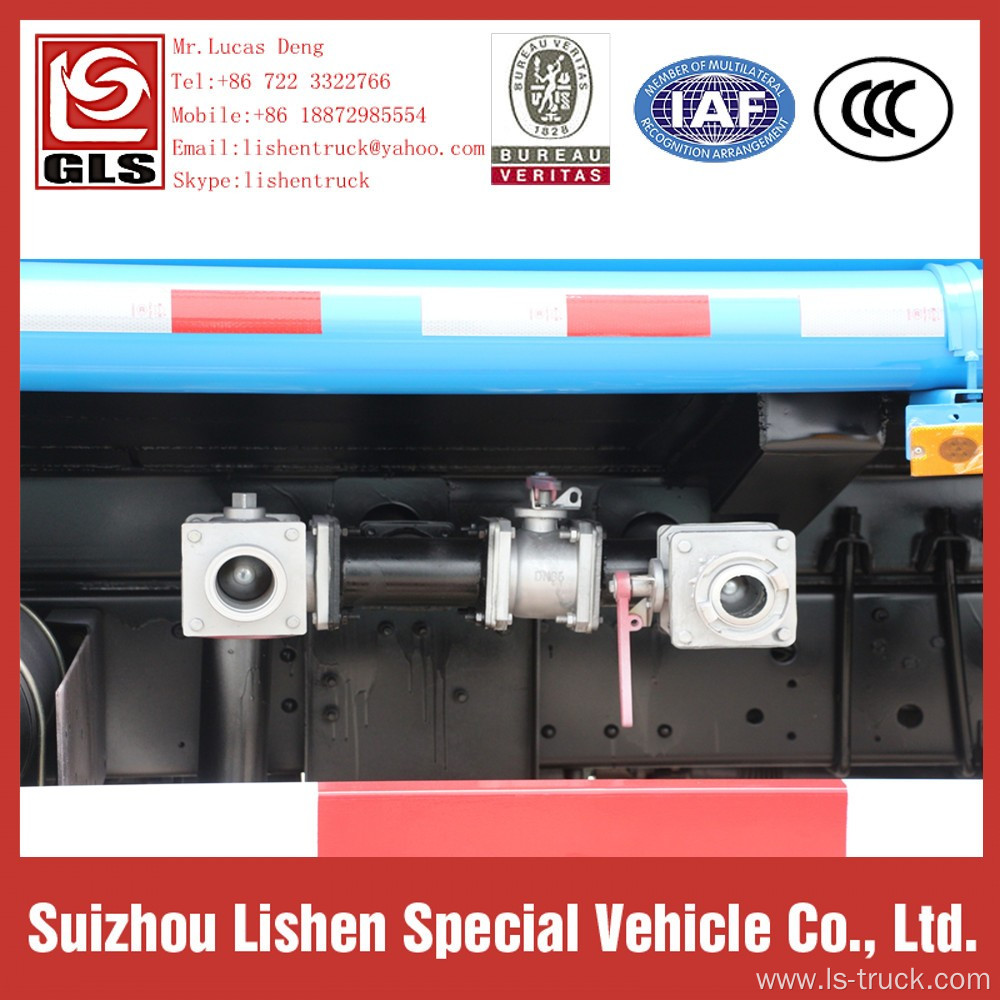 Capacity 15 Ton Dongfeng High Pressure Water Truck