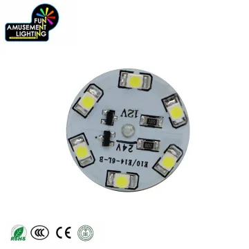 Waterproof Discoloring LED Point Light Bulb for Amusement, E10/E14, AC 24V