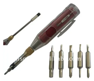 6 in 1 Mini Pocket Screwdriver Set with magnetic