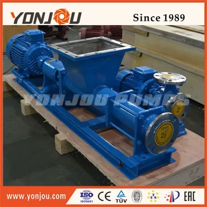 China Yonjou Stainless Steel Mono Pumps with Hopper: High-Quality Single Screw Pump Solutions