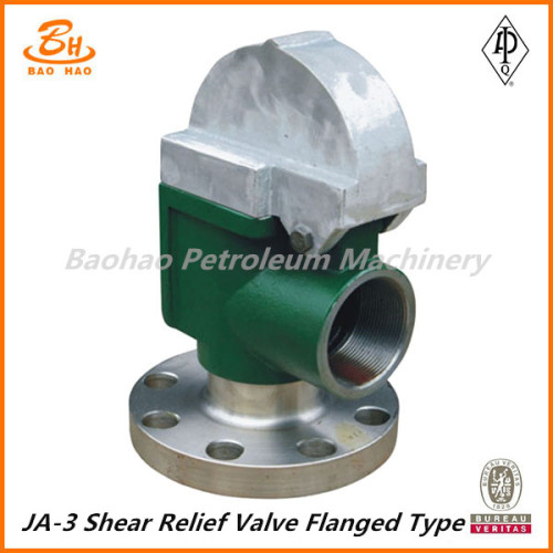 JA-3 Flange koneksi benang Shear pin relief valve