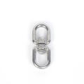 Stainless steel swivel eye hook and loop