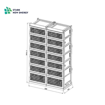 1MWH ระบบจัดเก็บพลังงานแบตเตอรี่ลิเธียมไอออนแบบคอนเทนเนอร์