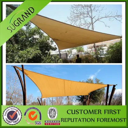 waterproof sun shade sail/sun shade cloth sail/hdpe sun shade sail