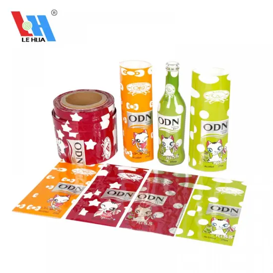Custom Discount Shrink Sleeve Label for Beverage Bottle