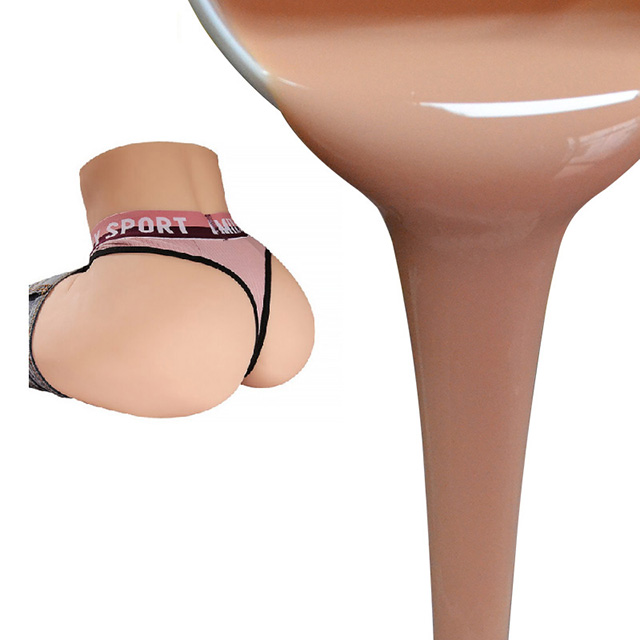 Fake buttock silicone