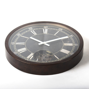 16 pouces horloge murale de style antique chiffres romains