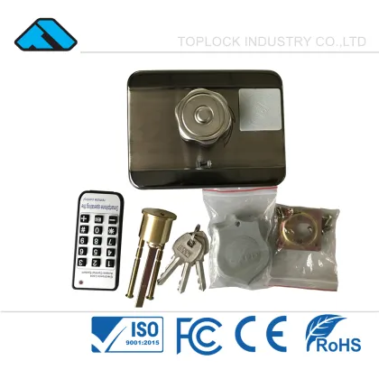 Gate Lock Electronic 12v Electric Motorized Gate Lock with Remote Control