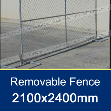 2100x2400mm Removable Chain Link Fence