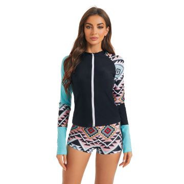 2024 Women's Swimsuits & Wetsuits: Surfing & Diving Swimwear with Rash Guard
