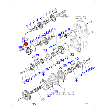 Wheel loader WA900-3 bearing 427-15-33151